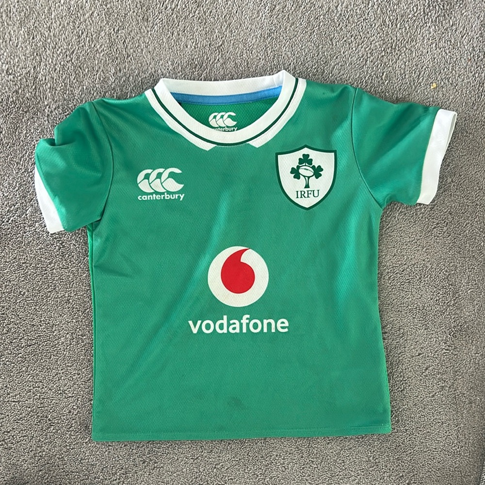 Cantebury size 3 Irish IRFU rugby jersey